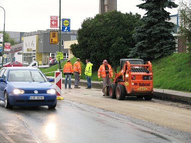 Třebíčští žádali zkrácení oprav silnice