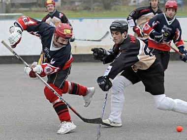 Hokejbalisté Třebíče i Přibyslavic podlehli Starému Brnu a jihlavským Flyers
