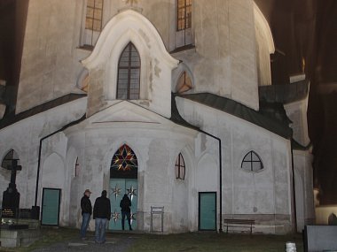 Kostel na Zelené hoře se návštěvníkům otevřel o páteční Nikodémově noci