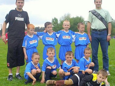 Nejmenší fotbalisté Kyjova na Slovensku ostudu rozhodně neudělali. 