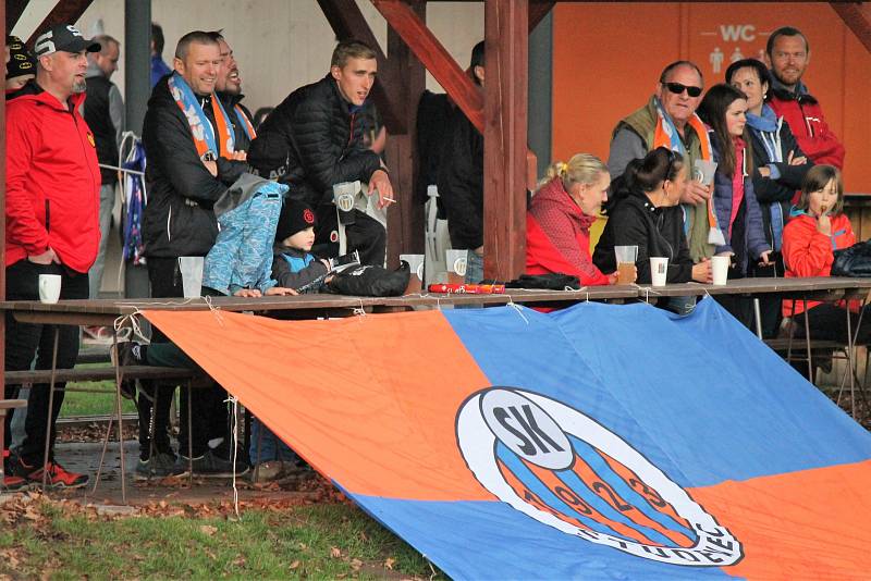 Atmosféra na fotbale ve Studenci v říjnu 2022