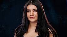 Finalistka Miss OK 2022 Diana Cvernová, 17 let, z Hřebče