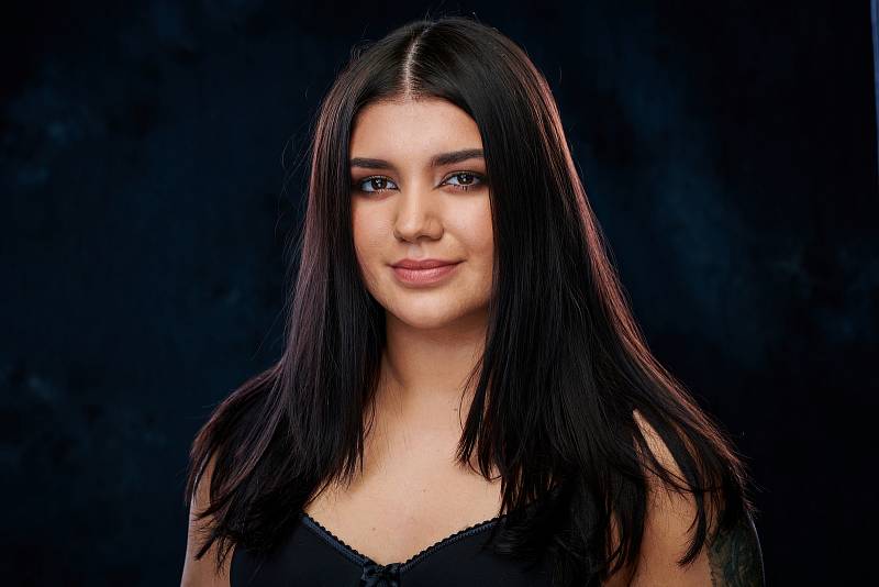 Finalistka Miss OK 2022 Diana Cvernová, 17 let, z Hřebče