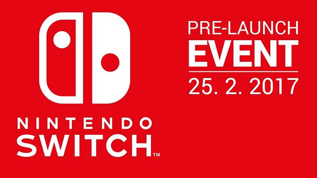 Setkání Nintendo Switch Pre-Launch v Kongresovém centru Praha.