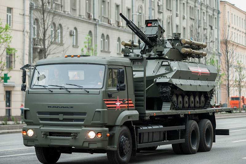 Vojenská přehlídka v Moskvě u příležitosti Dne vítězství