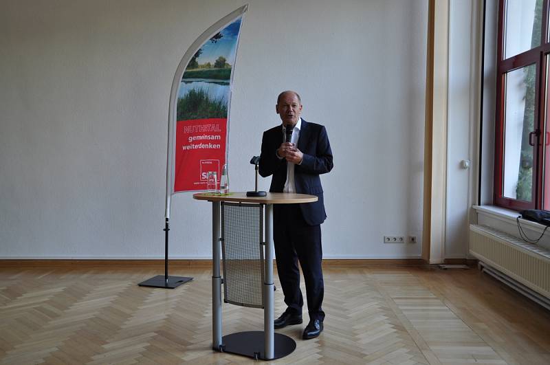 Kandidát na kancléře Olaf Scholz (SPD)