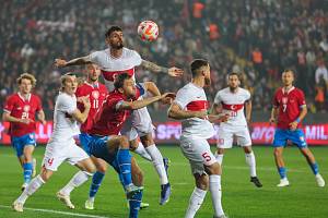 Čeští fotbalisté podlehli Turecku.