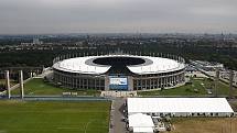 Olympijský stadion v Berlíně, dějiště MS v atletice 2009.