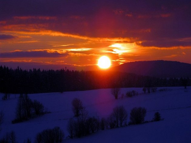 Bavorský les nabízí i takovéto dechberoucí pohledy.