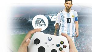 Koláž k vydání nové počítačové hry EA Sports FC 24