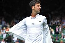 Novak Djokovič na Wimbledonu.