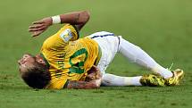 Zranění Neymara ve čtvrtfinále MS tehdy stálo Brazílii sen o domácím zlatu.
