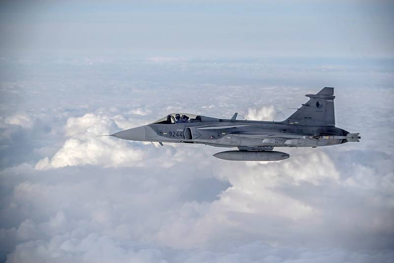 Nadzvukové stíhačky JAS-39 Gripen chrání český vzdušný prostor od roku 2005