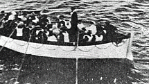 Jeden ze záchranných člunů Titaniku