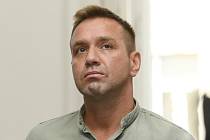 Alexej Fadějev u soudu 27. července 2020. Podle obžaloby se aktivně zapojil do bojů v řadách proruských separatistů na východní Ukrajině