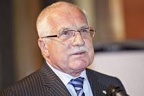 Prezident Václav Klaus.