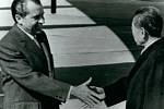 Prezident USA Richard Nixon při historické návštěvě Číny.