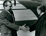 Prezident USA Richard Nixon při historické návštěvě Číny.