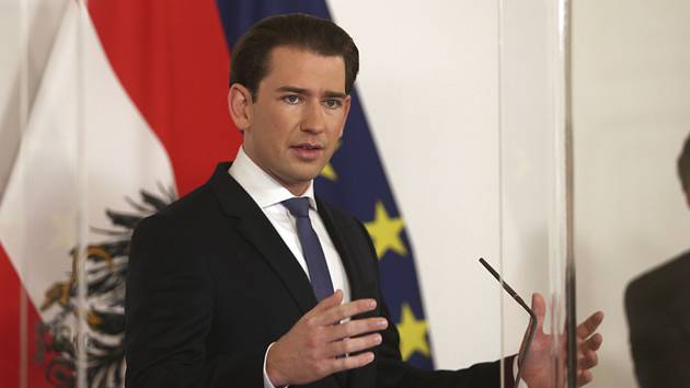 Rakouský kancléř Sebastian Kurz