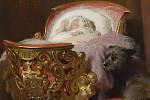 Princezna Alice se narodila jako v pořadí třetí dítě královny Viktorie a prince Alberta. Byť pro dvořany bylo narození dívky zklamáním, rodiče ji milovali. Tento portrét Alice nechal princ Albert zhotovit jako dar pro královnu Viktorii