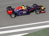 Daniel Ricciardo při testech v Bahrajnu.