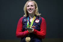 Virginia Thrasherová se stala olympijskou vítězkou ve střelbě ze ze vzduchové pušky.