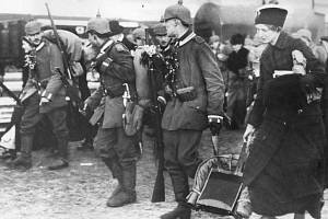 Mobilizace německých jednotek v roce 1914