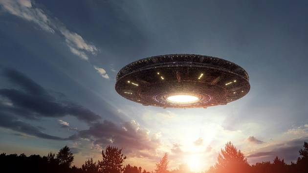 Vizualizace UFO. Ilustrační foto.