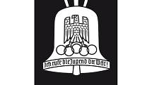 Logo olympiády v Berlíně v roce 1936.
