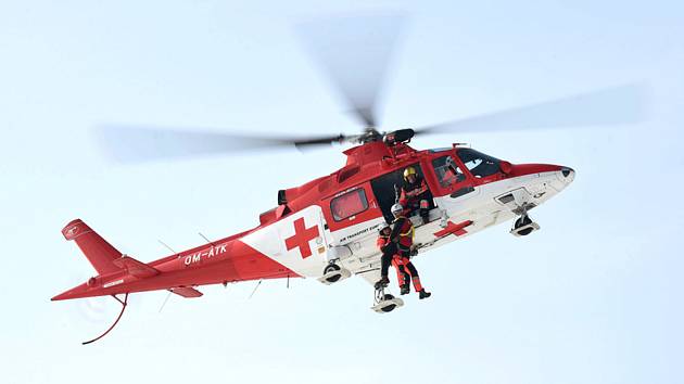 Záchranářský vrtulník - ilustrační foto