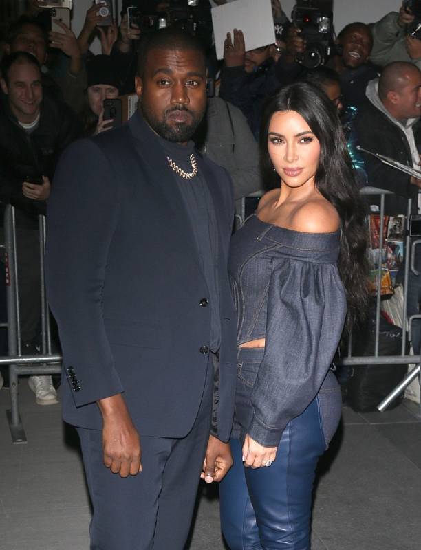 Kim s bývalým manželem rapperem Kanyem Westem