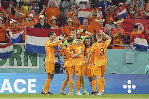 Radost fotbalistů Nizozemska