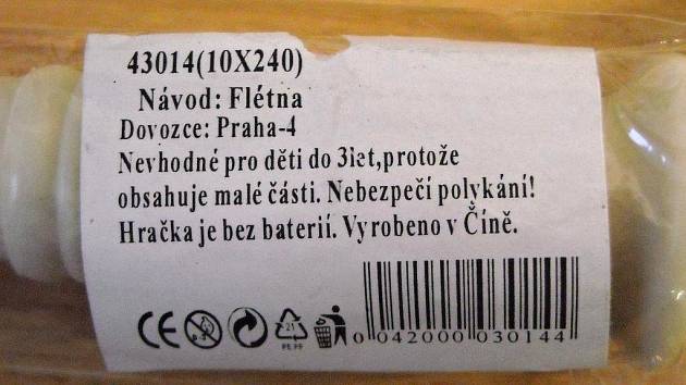 Inspekce nařídila stáhnout flétnu pro děti, uvolňuje se náustek - Deník.cz