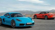 Porsche 718 Cayman a 718 Boxster.