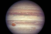 Jupiter - Na snímku ze 3. dubna 2017