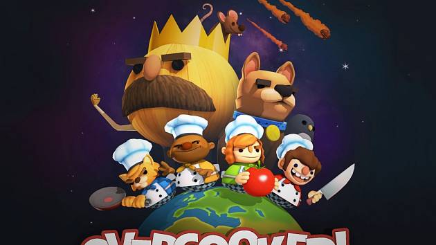 Počítačová hra Overcooked.