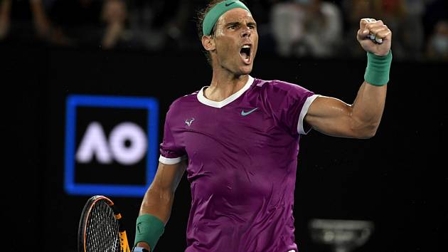 Španělský tenista Rafael Nadal  ve finále Australian Open.