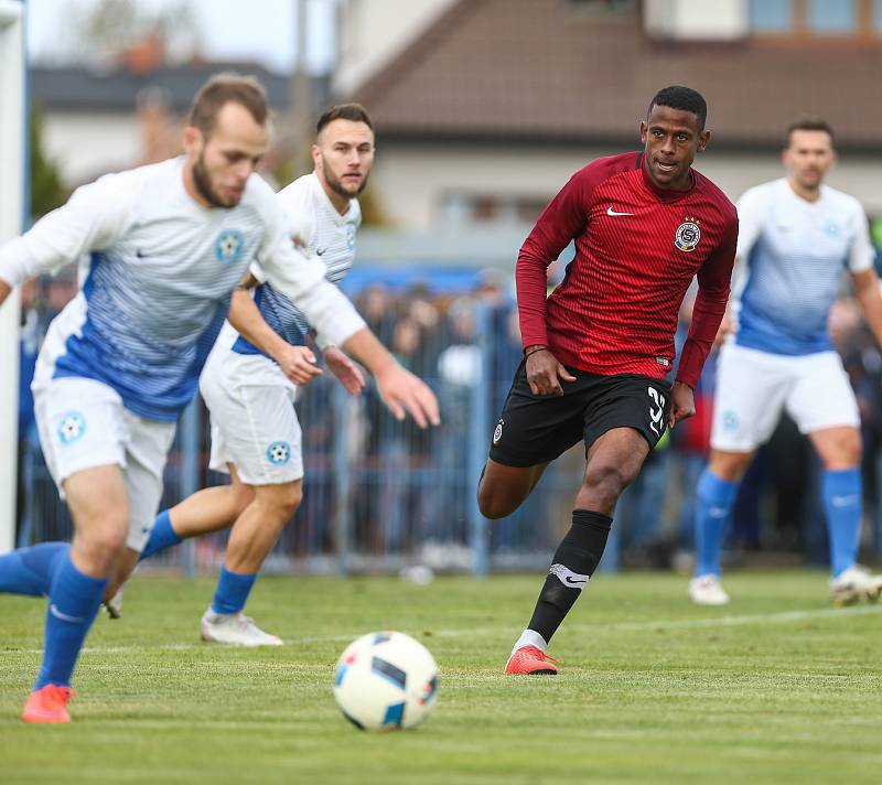 Utkání 3. kola fotbalového poháru MOL Cup mezi TJ Slavoj Polná a AC Sparta Praha.