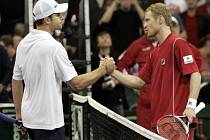 Finále Davis Cupu. Andy Roddick - Dimitrij Tursunov. 