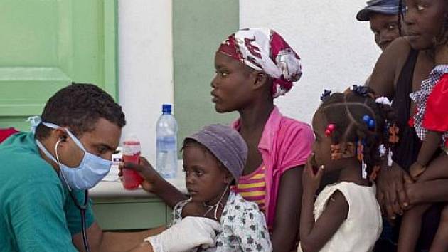 Cholera na Haiti. Ilustrační foto