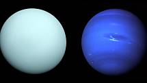 Planety Uran a Neptun jsou složením velmi podobné, odlišuje je však vzhled. Vědci přišli na to, proč jsou tyto „dvojčata sluneční soustavy“ různě zbarvená