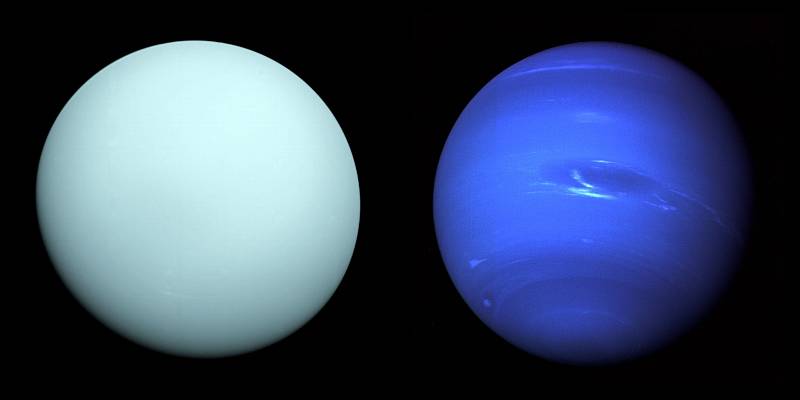 Planety Uran a Neptun jsou složením velmi podobné, odlišuje je však vzhled. Vědci přišli na to, proč jsou tyto „dvojčata sluneční soustavy“ různě zbarvená