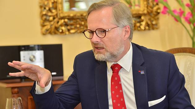 Šéf ODS a lídr koalice Spolu Petr Fiala