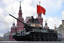 Přehlídka při příležitosti Dne vítězství, 9. 5. 2022 na Rudém náměstí v Moskvě