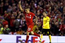 Liverpool otočil zápas s Dortmundem a slaví postup do semifinále Evropské ligy