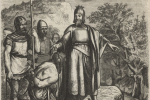 S bitvami Karla IV. souvisí také příběh údajného loupeživého rytíře Jana Pancíře ze Smojna, jenž prý nejdříve králi věrně sloužil jako bojovník, ale později se stal mordýřem a Karel IV. ho nechal popravit. Obraz znázorňuje tuto popravu