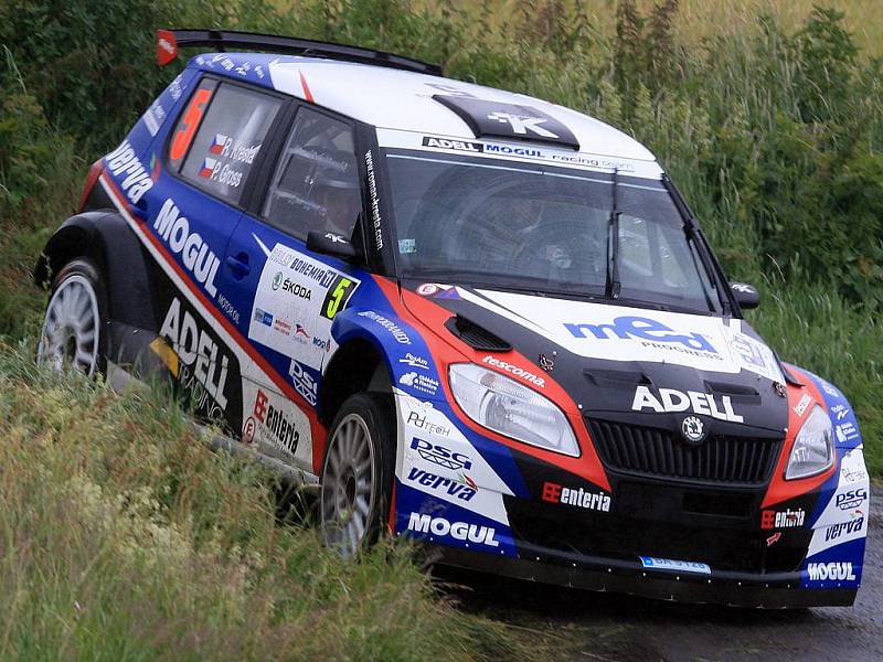 Roman Kresta na Rallye Bohemia.