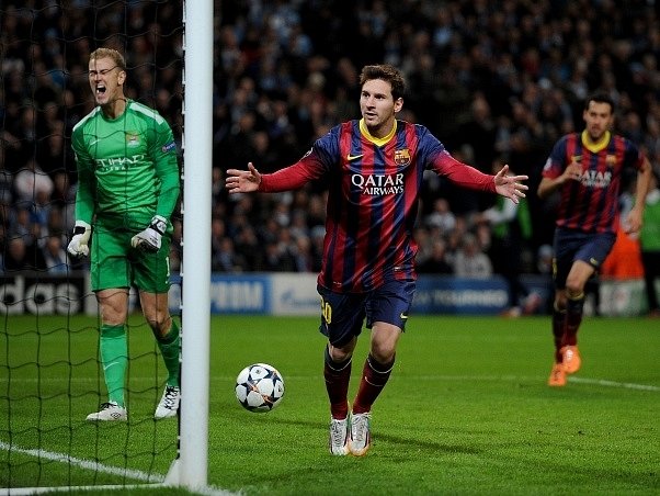 Manchester City - Barcelona: Argentinský fantom Lionel Messi se z penalty nemýlil