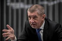 Premiér Andrej Babiš poskytl 2. ledna v Praze rozhovor Deníku.