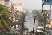Devastace, kterou na ostrově Svatý Martin zanechal hurikán Irma